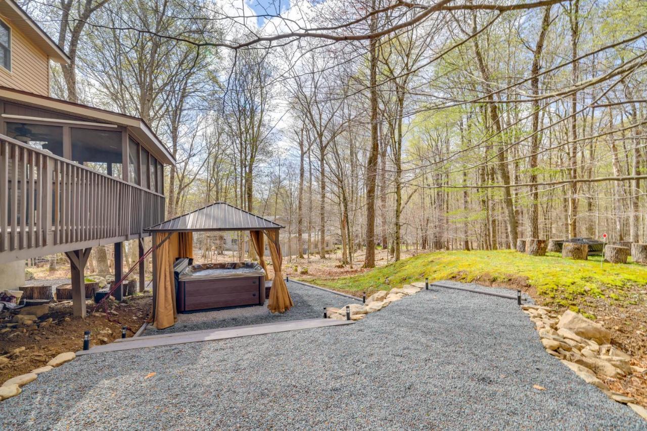 Cozy Big Bass Lake Home With Hot Tub And Game Room! Gouldsboro Esterno foto